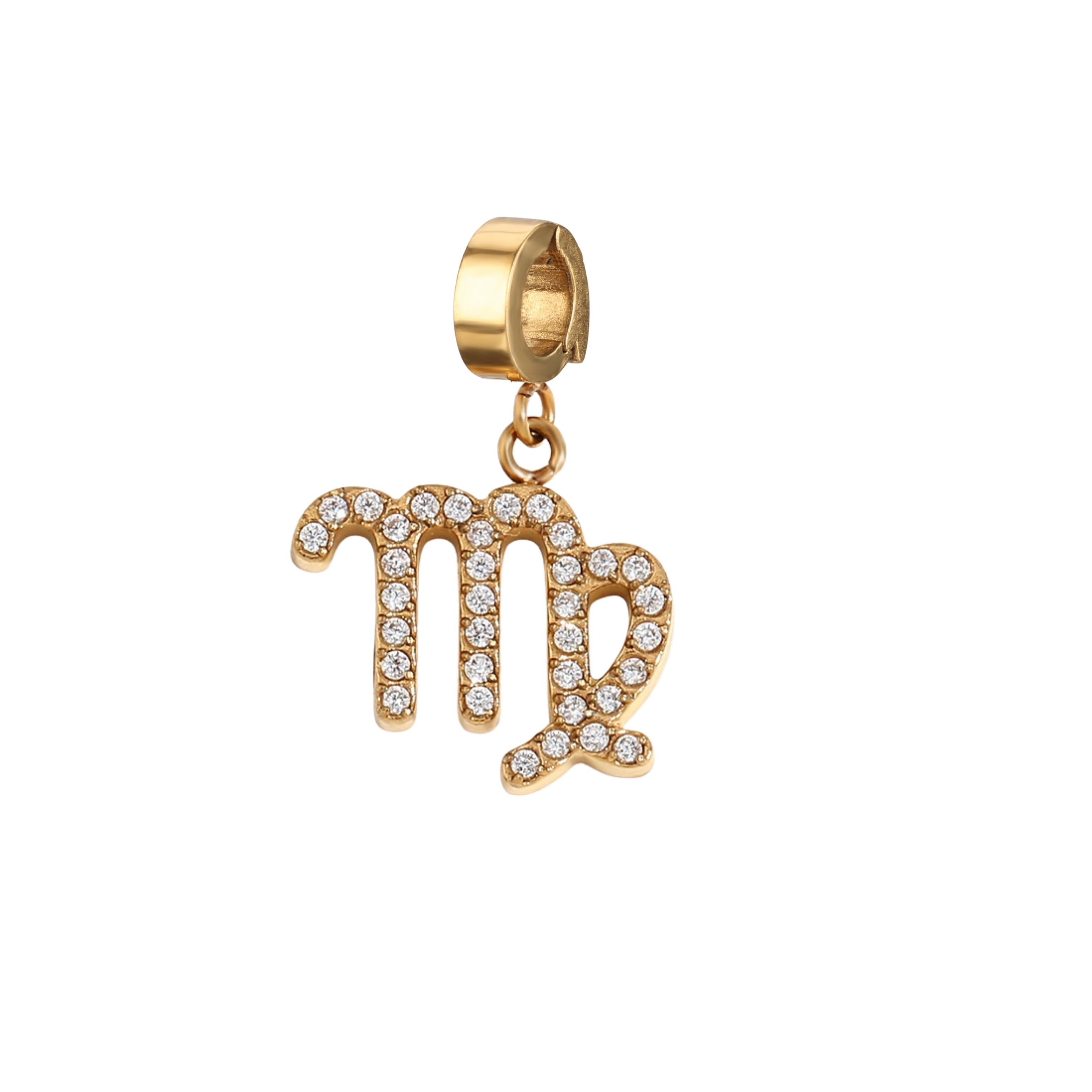 Orenza Virgo Zircon Glow Charm - Crystal Zodiac Charm - The Astra Collection