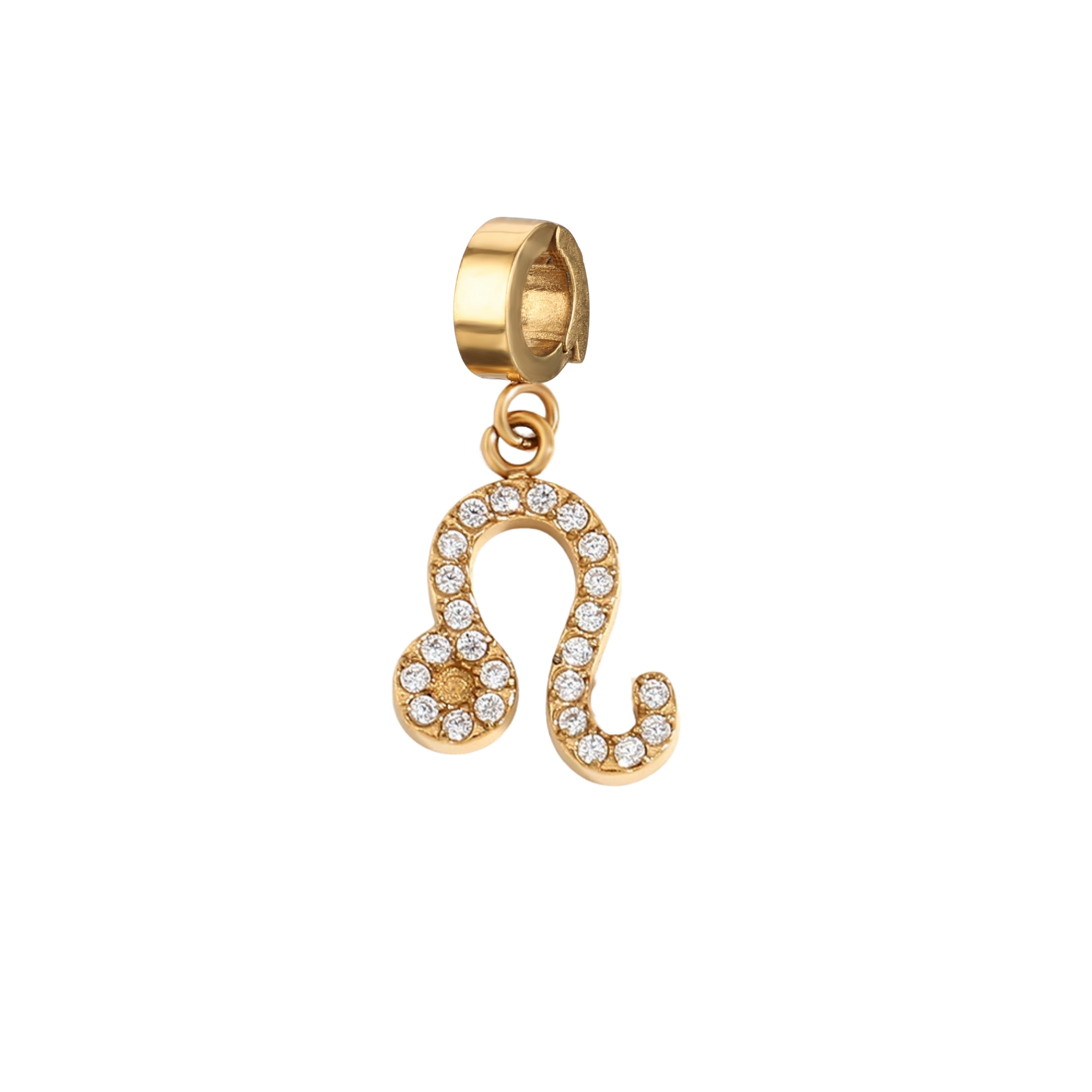 Orenza Leo Zircon Glow Charm - Crystal Zodiac Charm - The Astra Collection