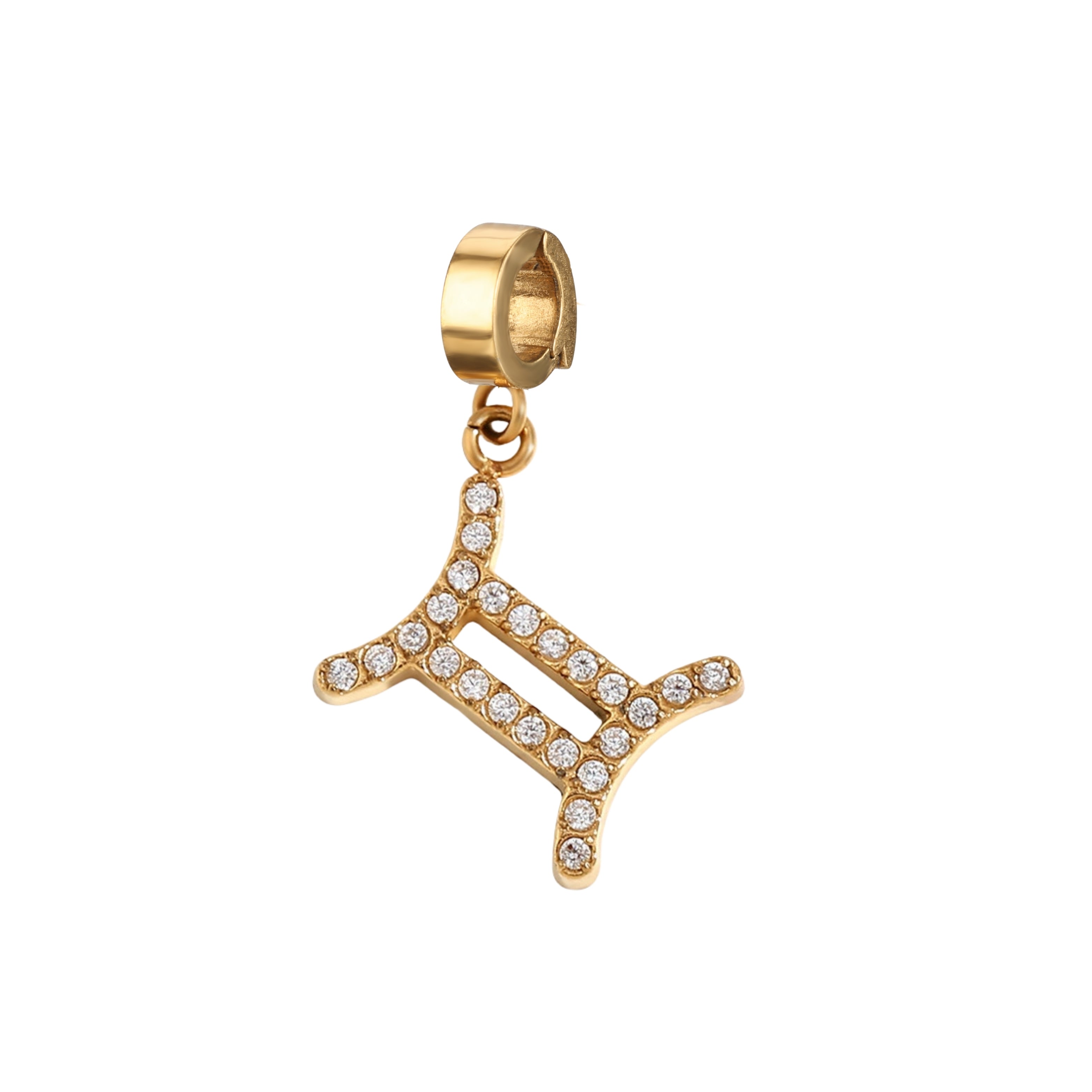 Orenza Gemini Zircon Glow Charm - Crystal Zodiac Charm - The Astra Collection