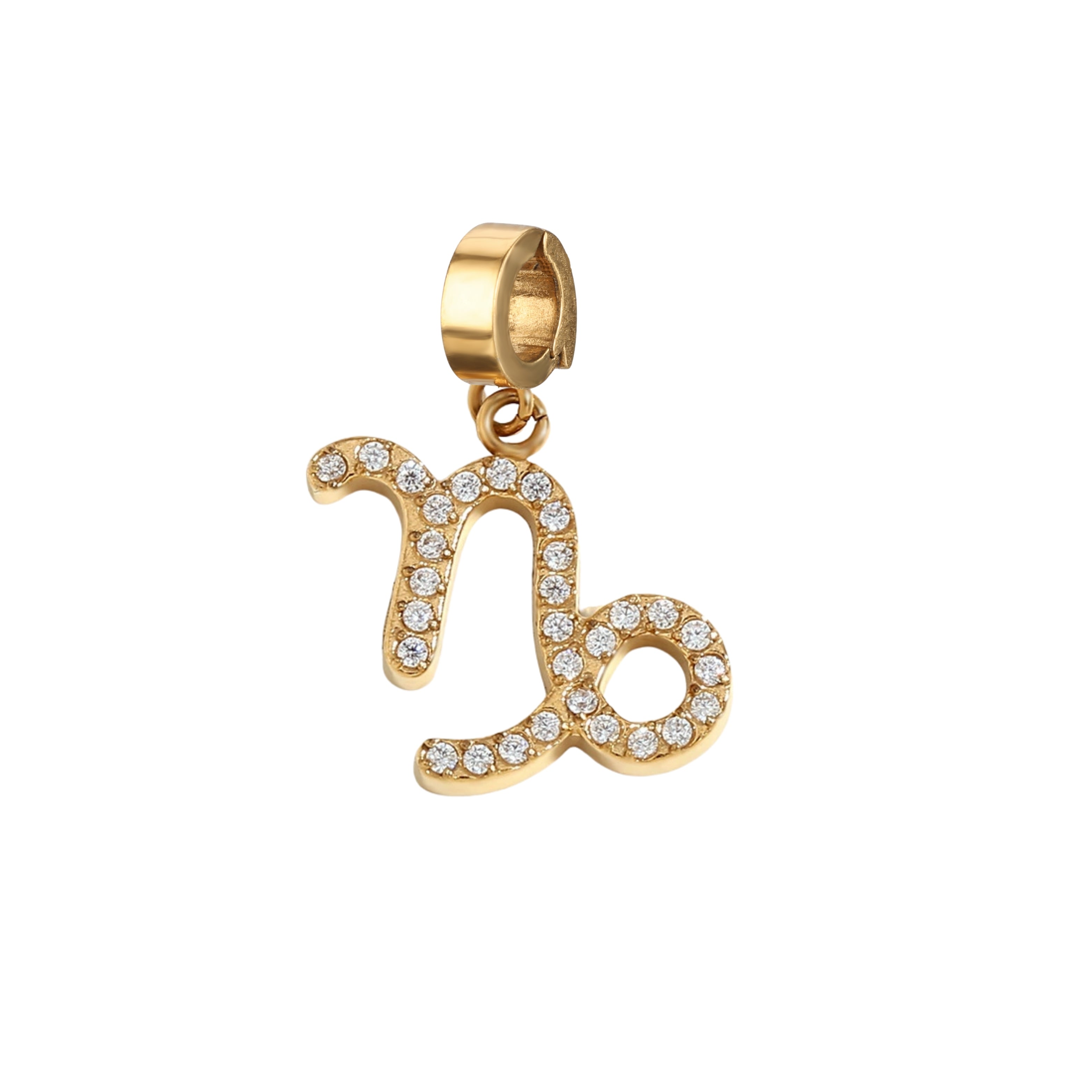 Orenza Capricorn Zircon Glow Charm - Crystal Zodiac Charm - The Astra Collection