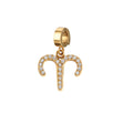 Orenza Aries Zircon Glow Charm - Crystal Zodiac Charm - The Astra Collection