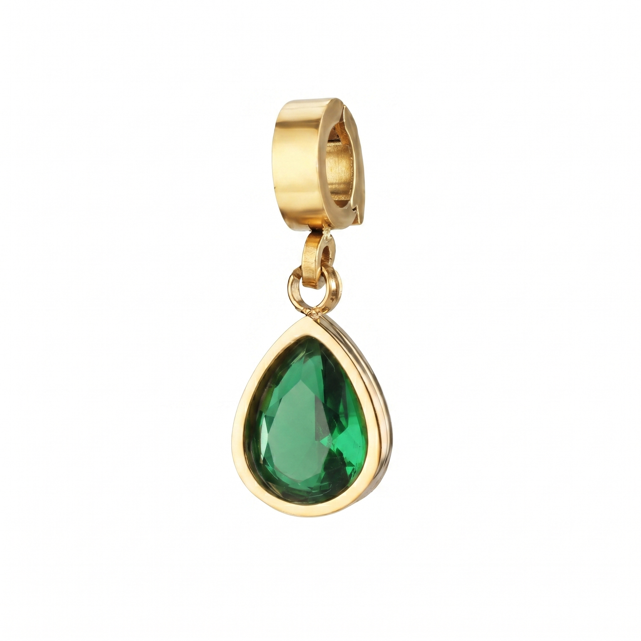 Orenza July Ruby Drop Charm - Teardrop Birthstone Charm - The Droplet Collection
