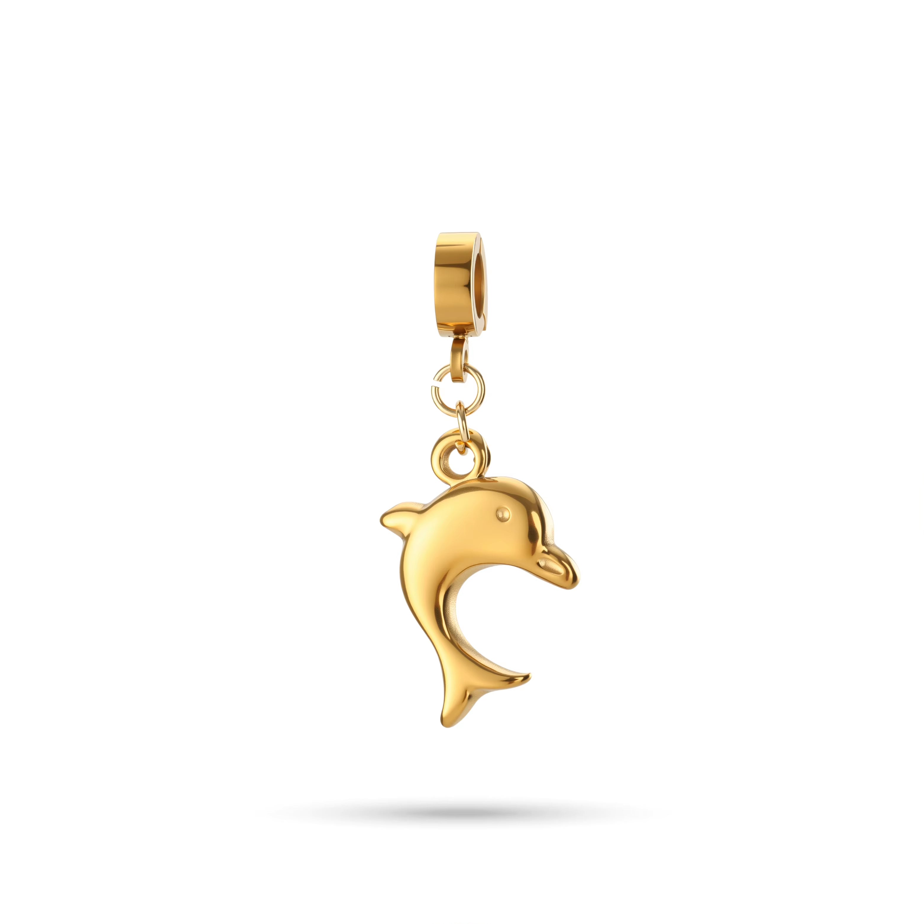 Orenza Dolphin Charm - Gold Dolphin Charm - The Summer Edit