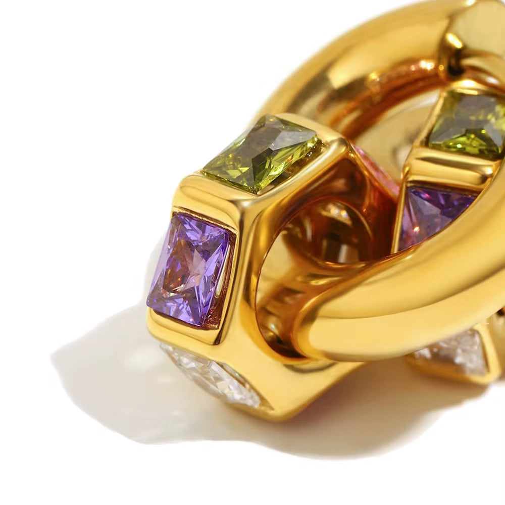 Orenza Skittle Huggie - Worn on Ear View
