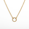 Open Circle Pendant Necklace