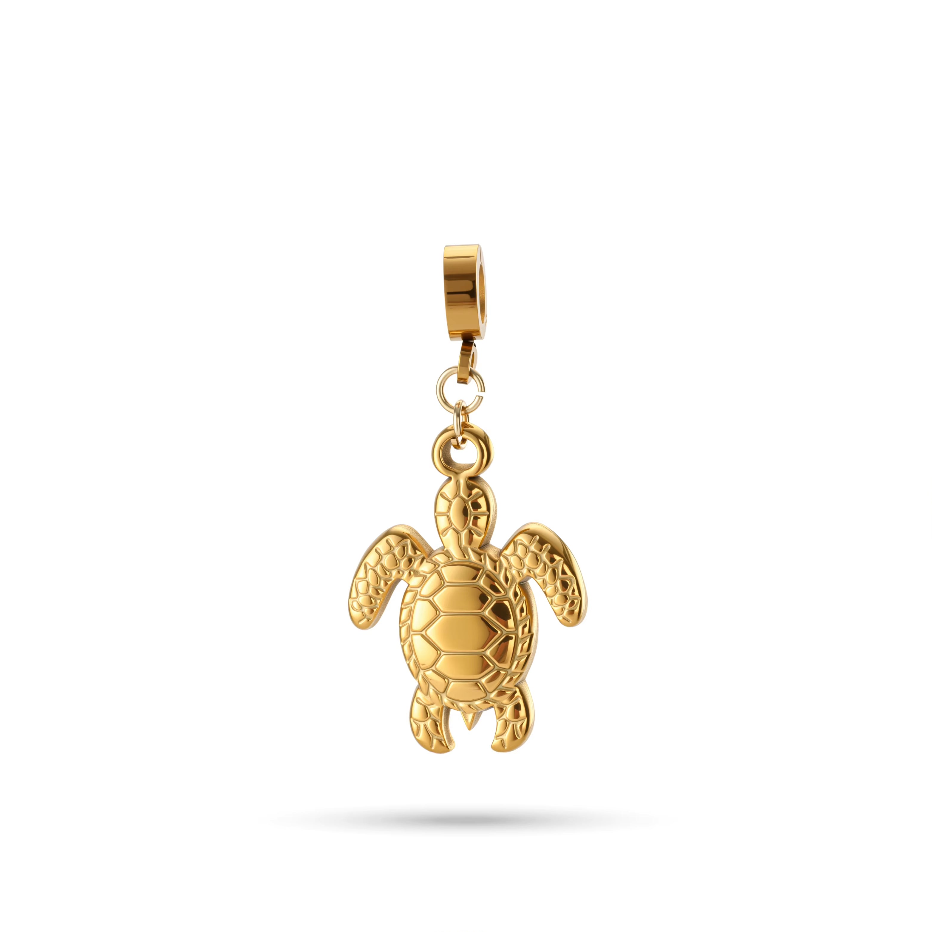 Orenza Turtle Charm - Gold Sea Turtle Charm - The Summer Edit