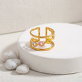 Enamel Gold Ring