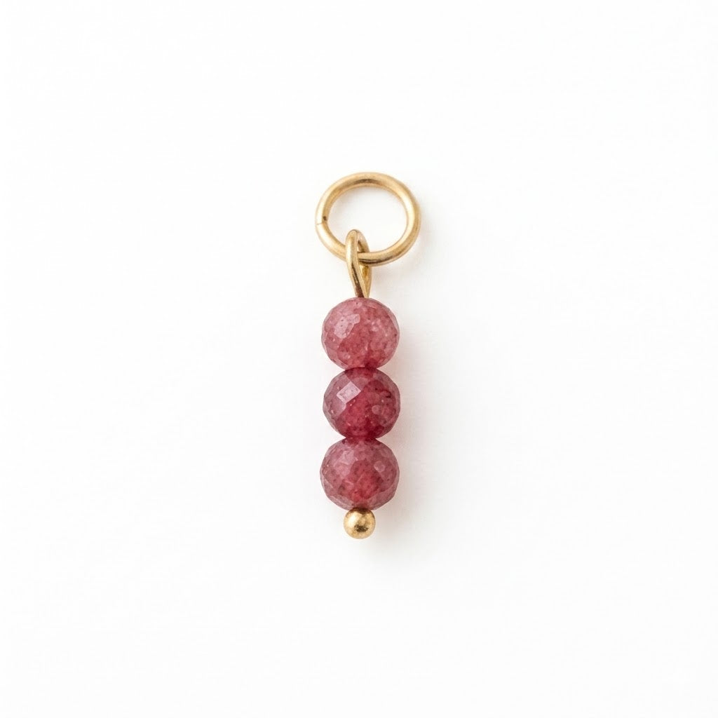 Orenza The Luna Charm - Red Bead Charm - The Core Elements Collection